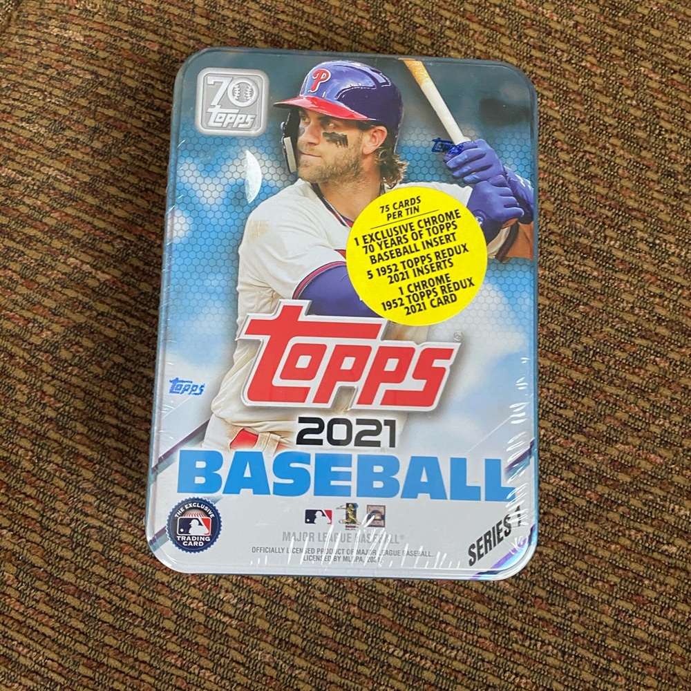 2021 Topps Baseball Tin box
